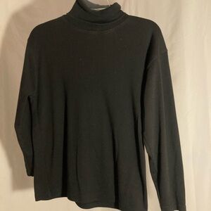 Classic Black Turtleneck Sweater